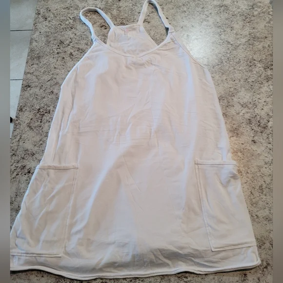 NWOT FP Movement Hot Shot Mini Dress W/ Short Racerback White (M) - Picture 11 of 11